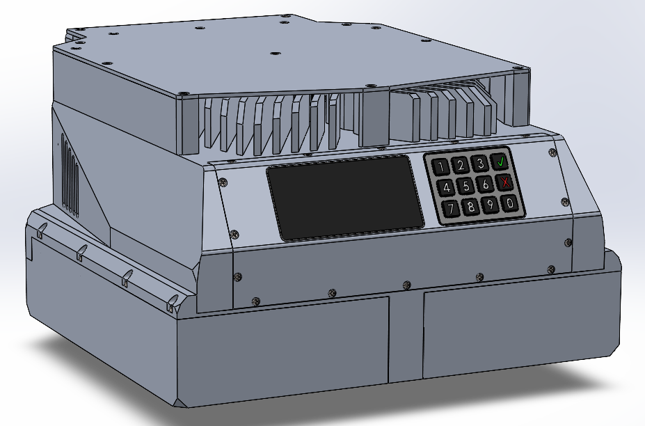 True model, with control panel